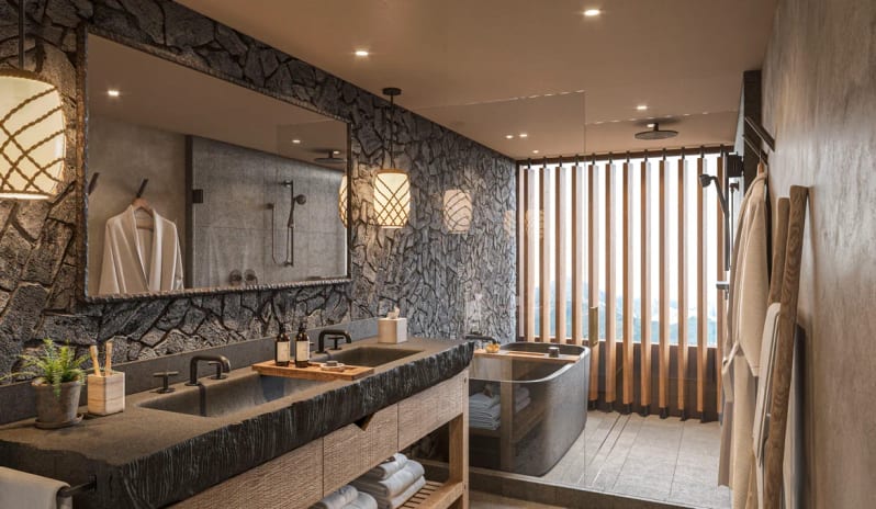 One Bedroom Suite Bathroom